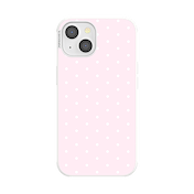 Blush Pink PolkaDot &mdash; iPhone 14 MagSafe Case image number 1