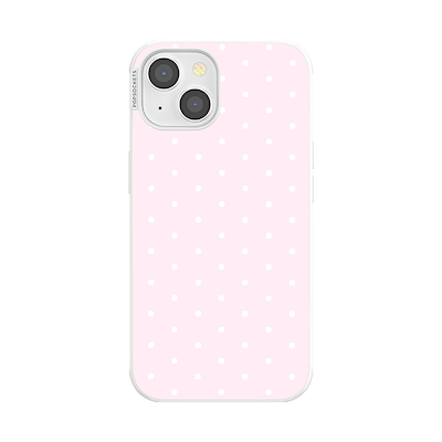 Blush Pink PolkaDot &mdash; iPhone 14 MagSafe Case