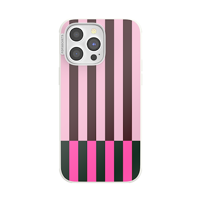 Pop of Pink Stripe &mdash; iPhone 14 Pro Max MagSafe Case
