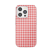 Red Gingham &mdash; iPhone 15 Pro MagSafe Case image number 1