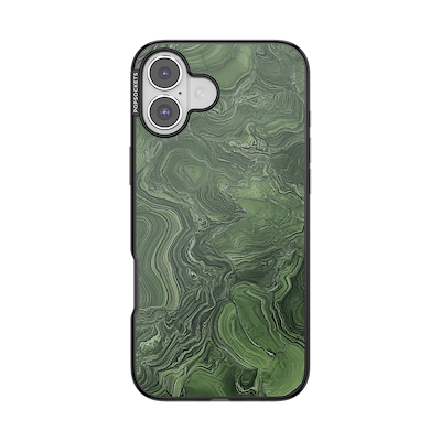 Olive Malachite &mdash; iPhone 16 Plus MagSafe Case