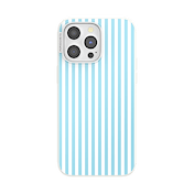 Soft Blue Stripe &mdash; iPhone 15 Pro Max MagSafe Case image number 1