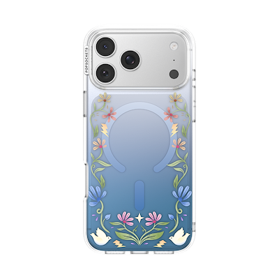 Blue Boho Wildflowers &mdash; iPhone 17 Pro Max MagSafe Case