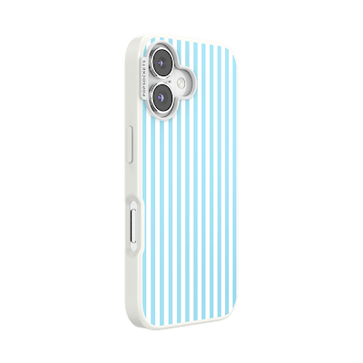 Secondary image for hover Soft Blue Stripe &mdash; iPhone 16 MagSafe Case