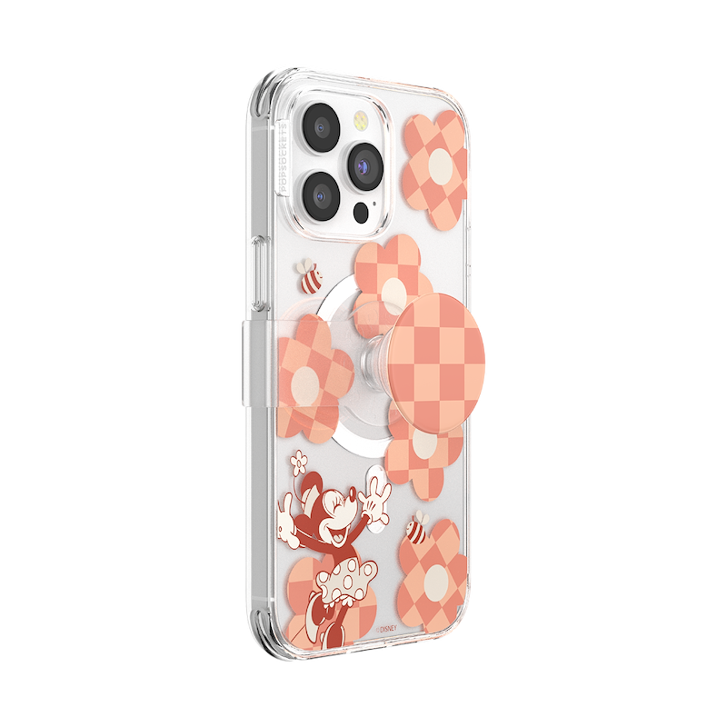 Minnie Checkered Flower&nbsp; &mdash; iPhone 14 Pro Max MagSafe Case image number 1