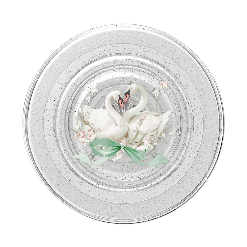 Love Swan Cameo &mdash;  MagSafe PopGrip image number 1