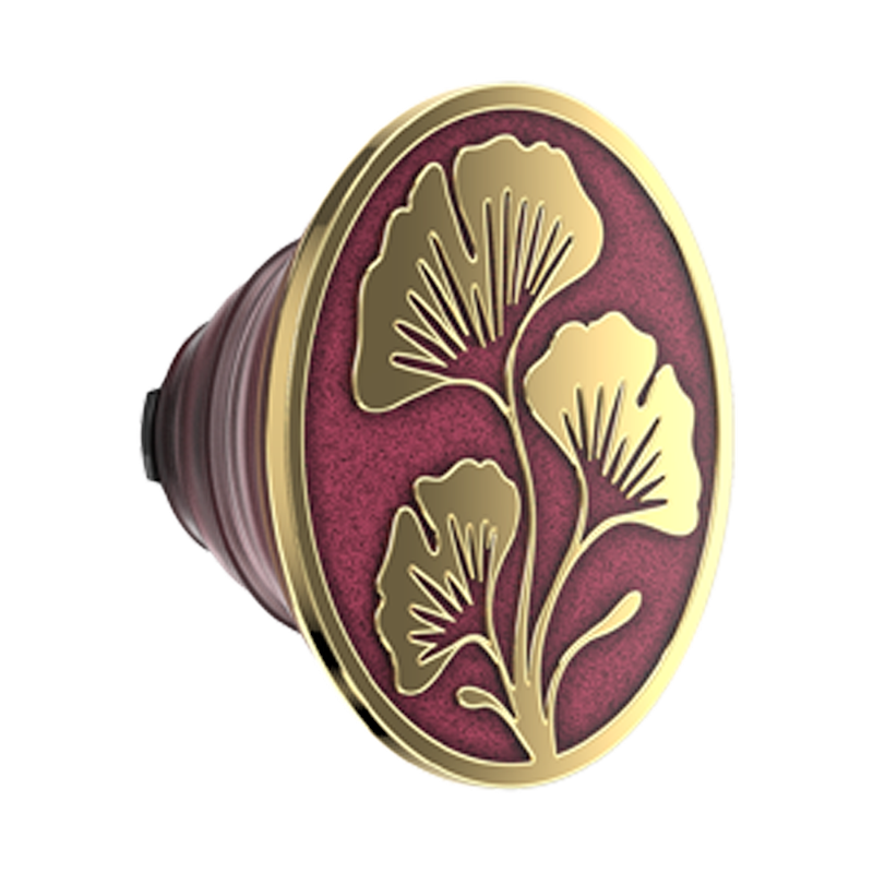 Enamel Ginkgo Oxblood — PopTop