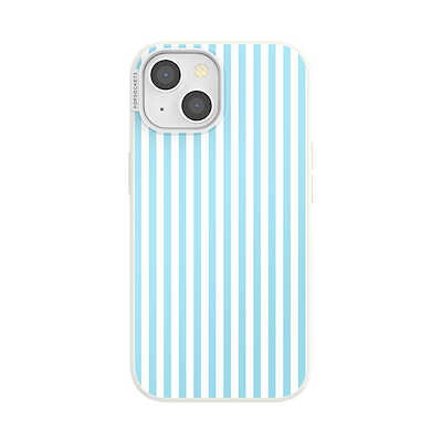 Soft Blue Stripe &mdash; iPhone 15 MagSafe Case