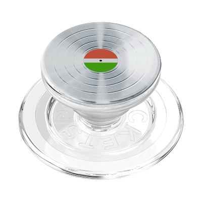 Secondary image for hover Backspin Aluminum 45rpm Silver &mdash; MagSafe PopGrip