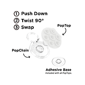 Clear &mdash; Suck-Up PopTop & Mount image number 2