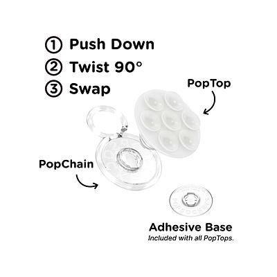 Secondary image for hover Clear &mdash; Suck-Up PopTop & Mount