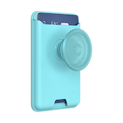 Butterfly Pea Blue &mdash; Softgoods MagSafe PopWallet+ image number 1