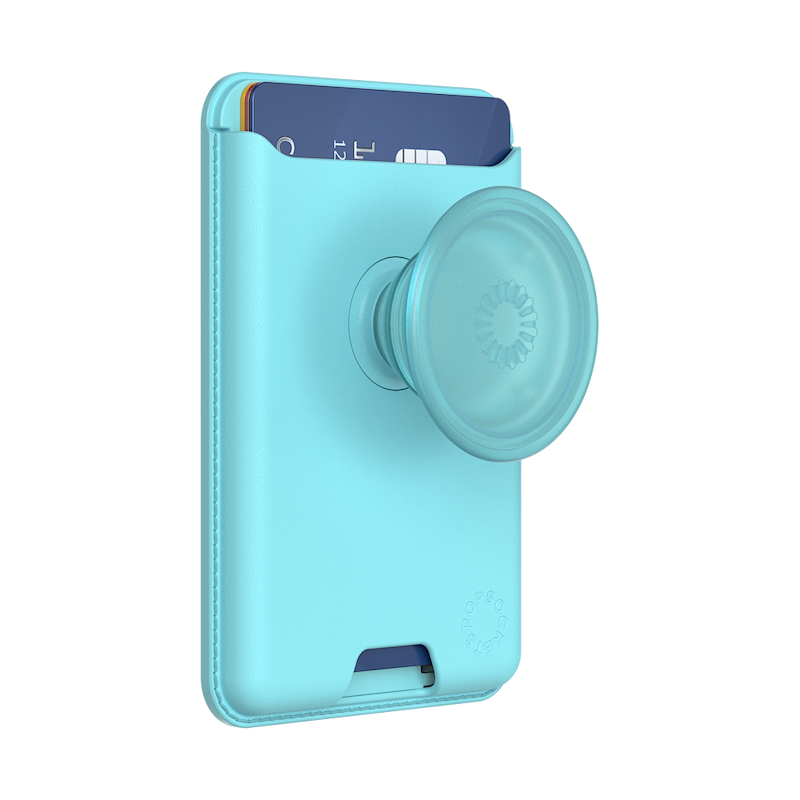 Butterfly Pea Blue — Softgoods MagSafe PopWallet+ image number 0