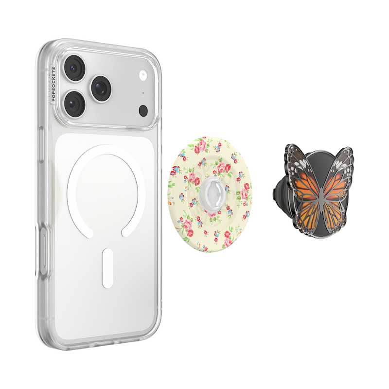 Enamel Butterfly Monarch &mdash; MagSafe PopGrip image number 5