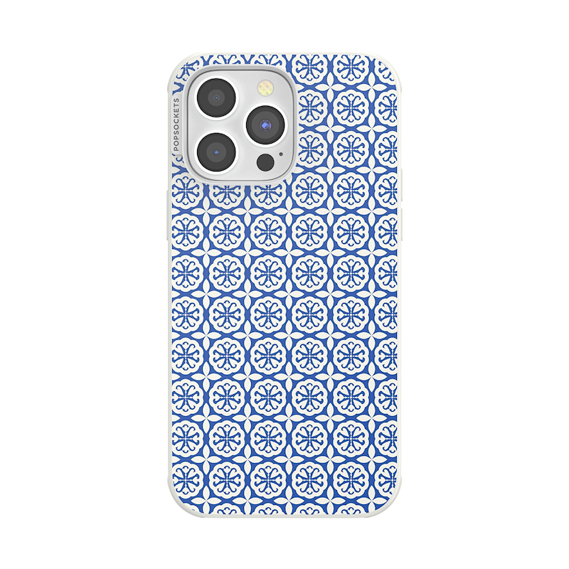 Navy Mosaic &mdash; iPhone 14 Pro Max MagSafe Case image number 0
