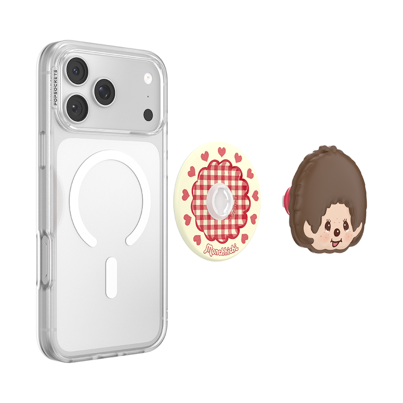 Jelly Monchhichi Brown &mdash; MagSafe PopGrip image number 5