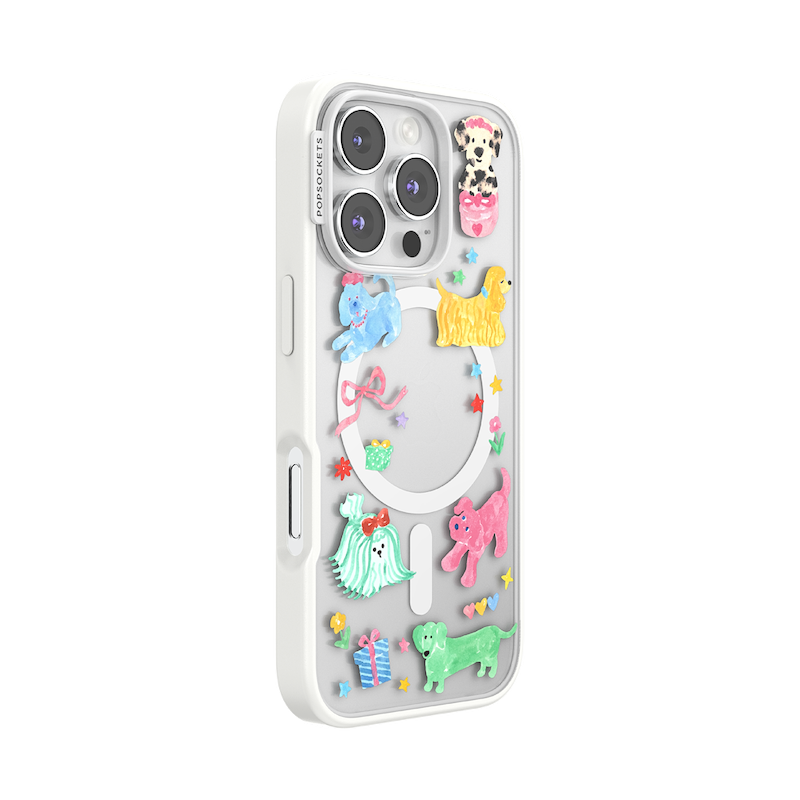 Puppy Cluster &mdash; iPhone 16 Pro MagSafe Case image number 1