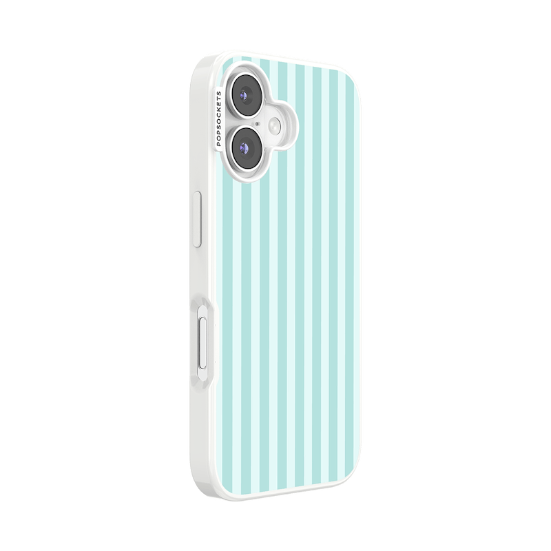 Mint Stripes &mdash; iPhone 16 MagSafe Case image number 1
