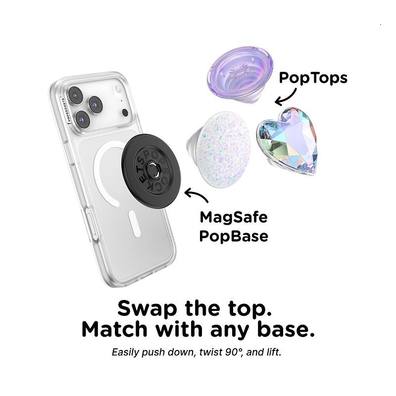 Iridescent Confetti White &mdash; PopTop image number 2
