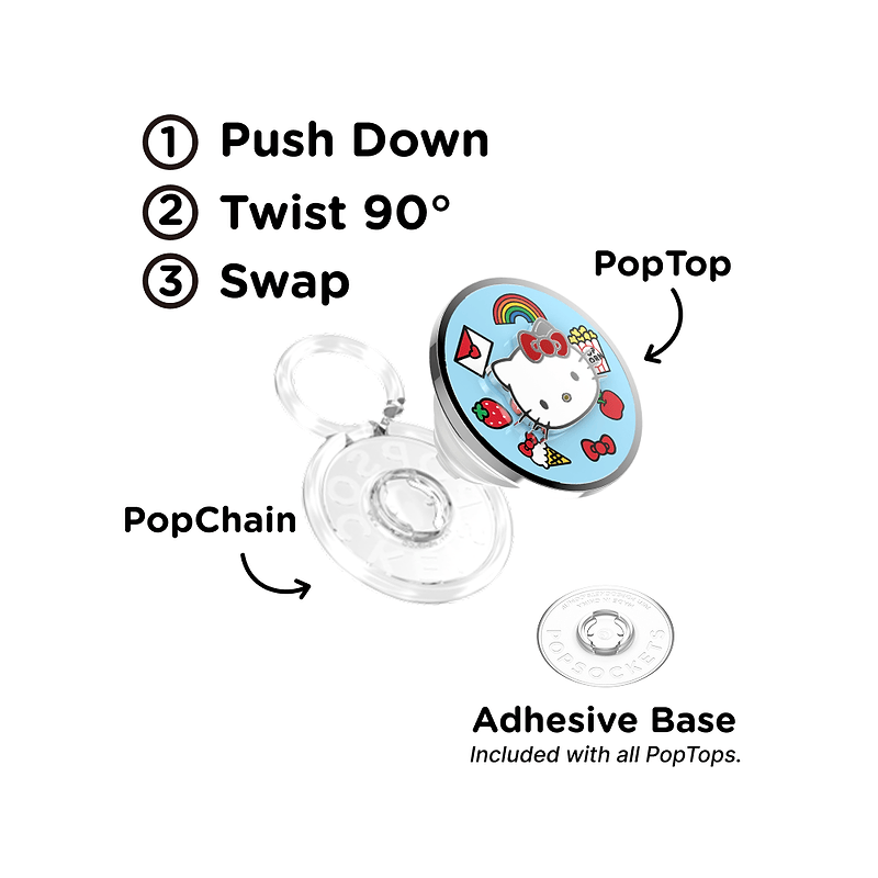 Enamel Spinner Hello Kitty's Goodies  &mdash;  PopTop image number 1