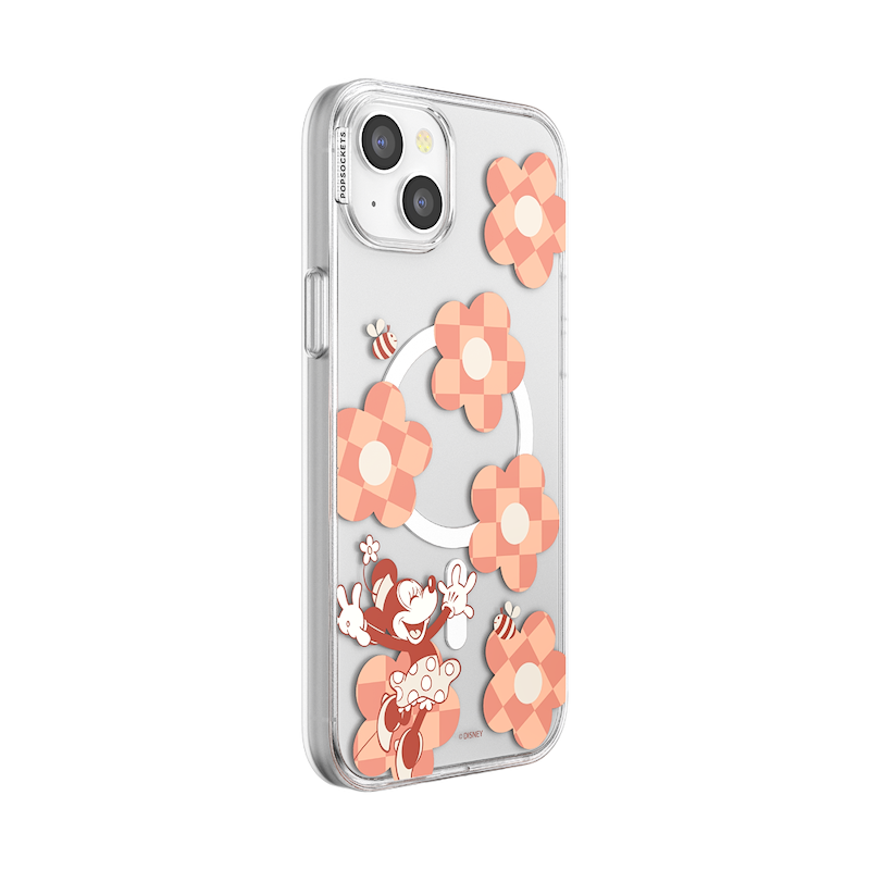 Minnie Checkered Flower&nbsp; &mdash; iPhone 15 Plus MagSafe Case image number 1