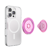 Translucent Baby Pink &mdash; MagSafe Kick-Out Grip & Stand image number 9