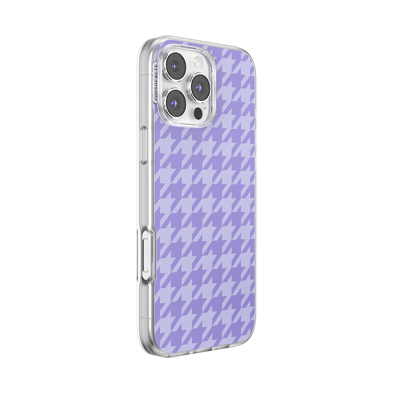 Lilac Houndstooth &mdash; iPhone 16 Pro Max MagSafe Case image number 1