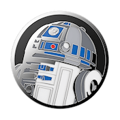 Enamel R2D2 &mdash; Adhesive PopGrip image number 2