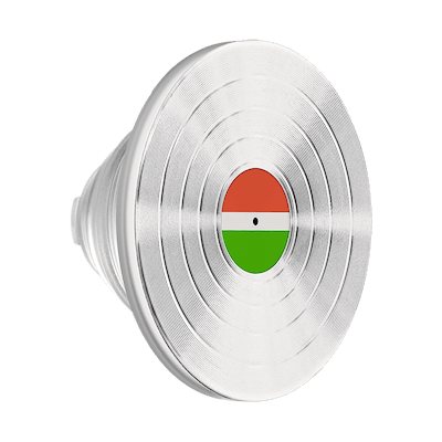 Backspin Aluminum 45rpm Silver
