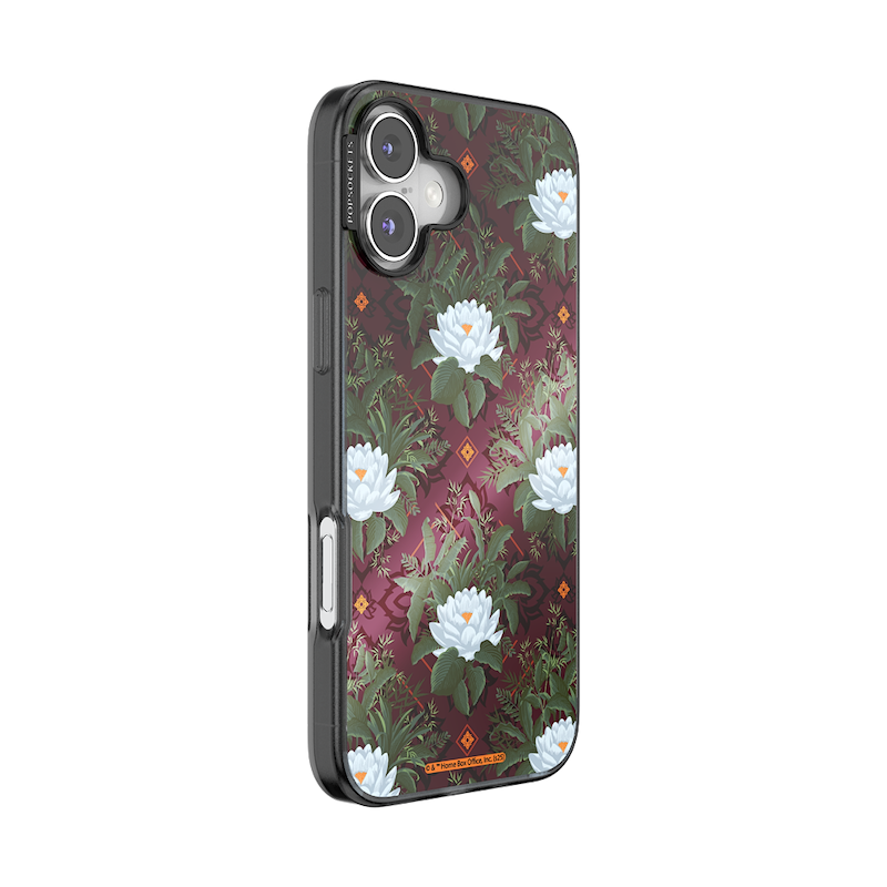 Mirror Lush White Lotus — iPhone 16 Plus MagSafe Case image number 1