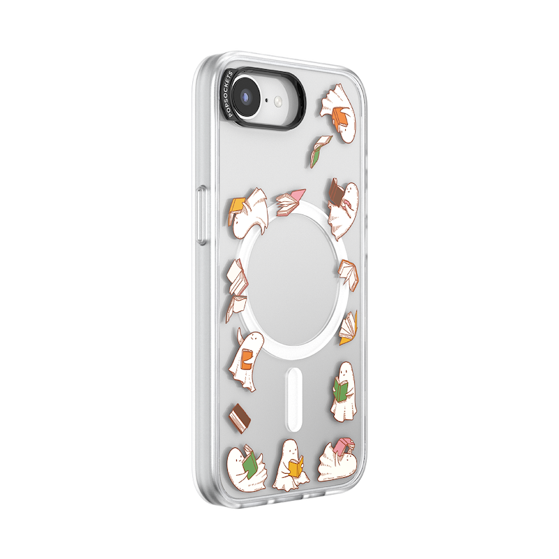 Spooky Book Club Clear&nbsp; &mdash; iPhone 17e/16e MagSafe Case image number 1