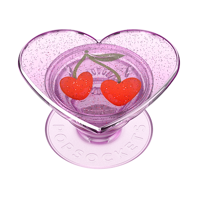 Glitter Sugar Plum Cherry — Adhesive PopGrip
