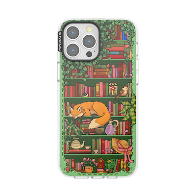 Storied Shelves Green &mdash; iPhone 13 Pro Max MagSafe Case