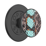 Embossed Metal Water Snake &mdash; MagSafe Round image number 1