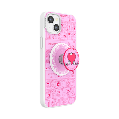 Secondary image for hover Peanuts Valentines Comic Strip &mdash; iPhone 15 Plus MagSafe Case