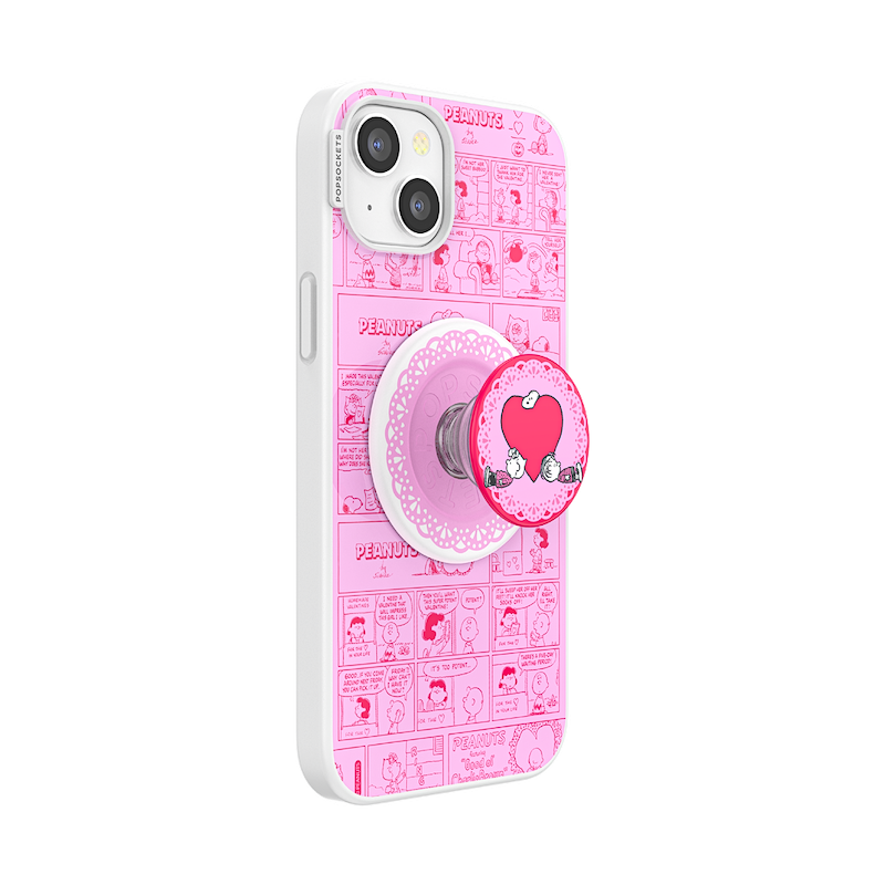 Peanuts Valentines Comic Strip &mdash; iPhone 15 Plus MagSafe Case image number 1