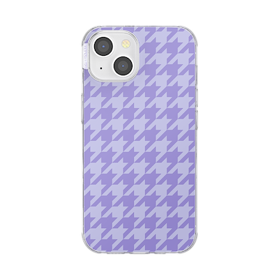 Lilac Houndstooth &mdash; iPhone 13 MagSafe Case