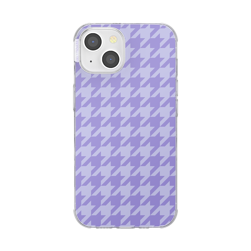 Lilac Houndstooth &mdash; iPhone 13 MagSafe Case image number 0
