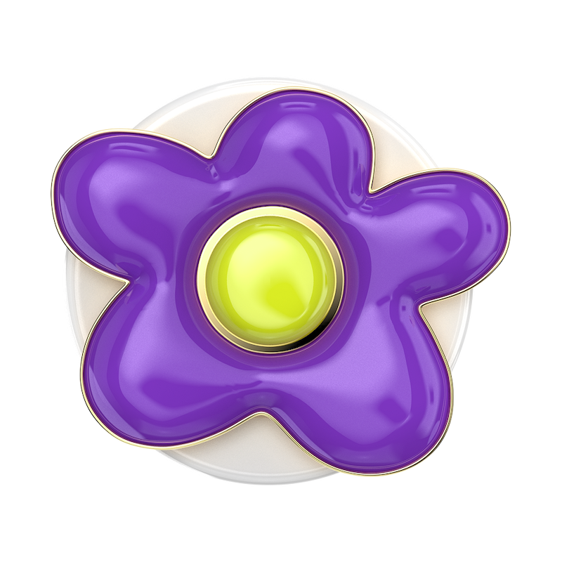 Enamel Wonky Daisy &mdash; MagSafe PopGrip image number 1
