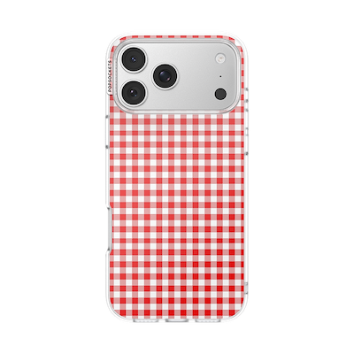 Red Gingham &mdash; iPhone 18 Pro Max MagSafe Case