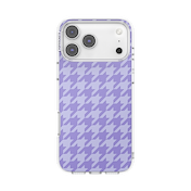 Lilac Houndstooth &mdash; iPhone 17 Pro Max MagSafe Case image number 1