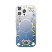 Boho Wildflowers Blue &mdash; iPhone 16 Pro Max MagSafe Case image number 1