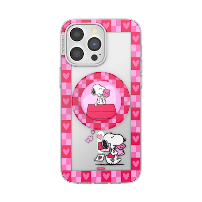 Snoopy's Love Notes &mdash; iPhone 15 Pro Max MagSafe Case