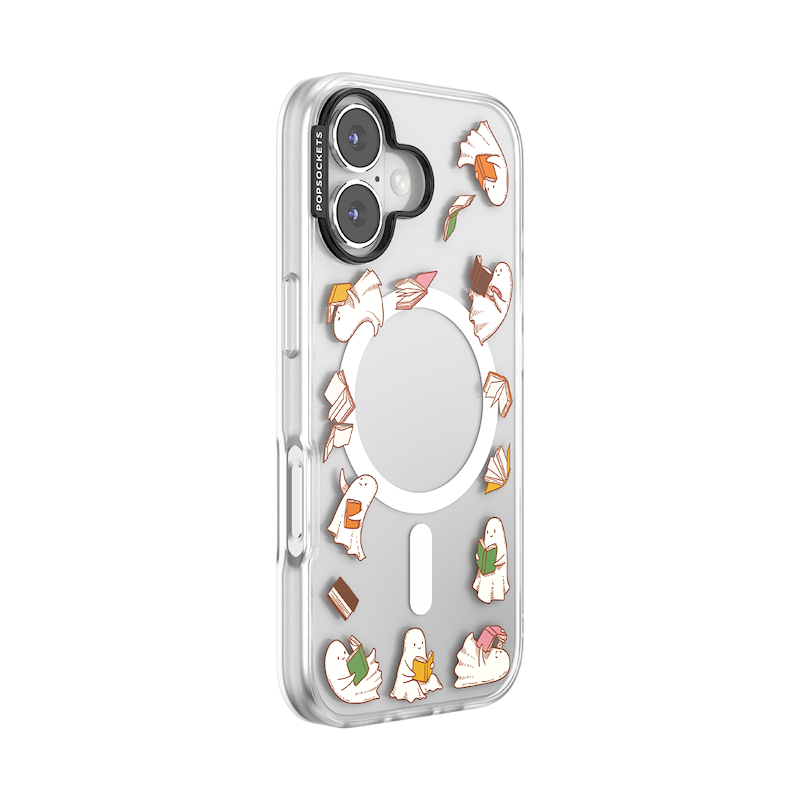 Spooky Book Club Clear &mdash; iPhone 17 MagSafe Case image number 1