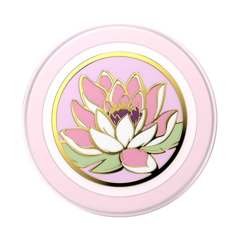 Enamel Water Lily — MagSafe PopGrip image number 1