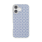 Navy Mosaic &mdash; iPhone 16 MagSafe Case image number 1