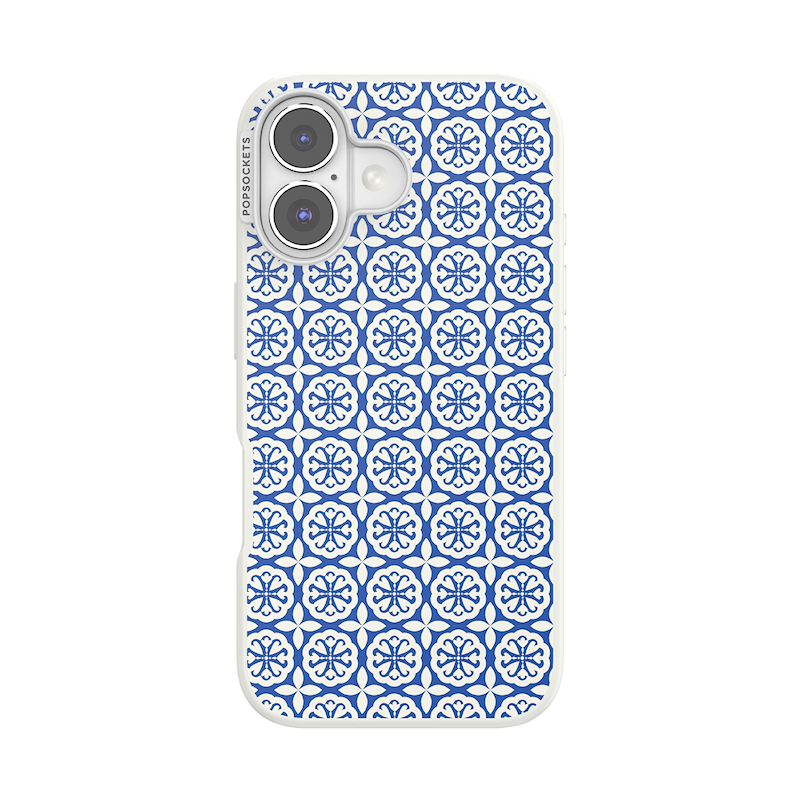 Navy Mosaic &mdash; iPhone 16 MagSafe Case image number 0
