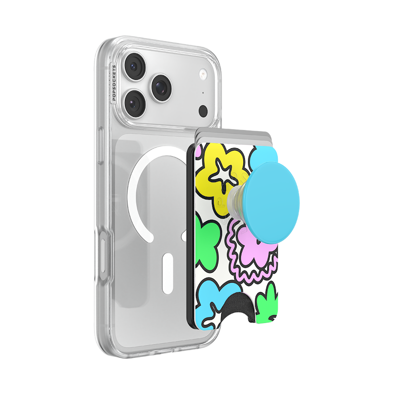 Doodle Flowers &mdash; MagSafe PopWallet+ image number 9