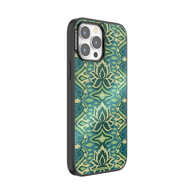 Secondary image for hover Mirror White Lotus Textile&nbsp; &mdash; iPhone 13 Pro Max MagSafe Case