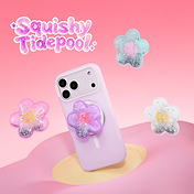 Tidepool Squishy Daisy Lavender &mdash; MagSafe PopGrip image number 5